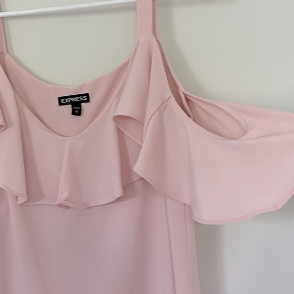 Express Pink Ruffle Tank Top size Small - Picture 10 of 10